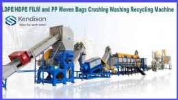 PP/PE film/woven bag recycling machine